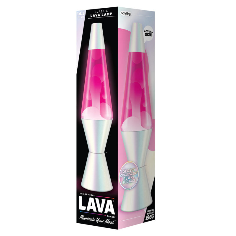 14.5″ Lava Lamp Opalescent Pearl - US 7116
