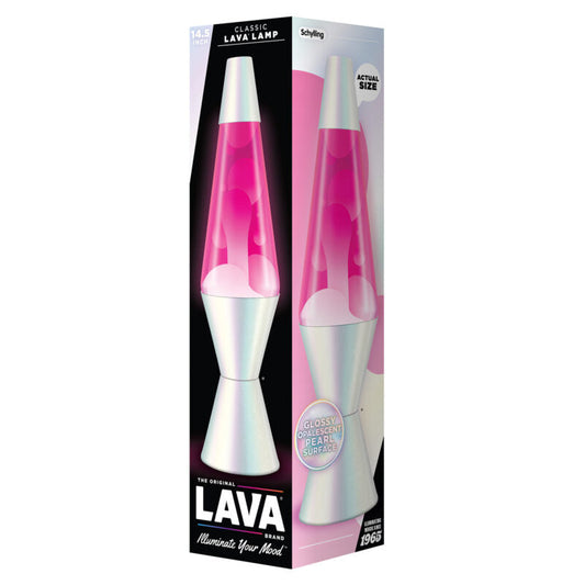 14.5″ Lava Lamp Opalescent Pearl - US 7116