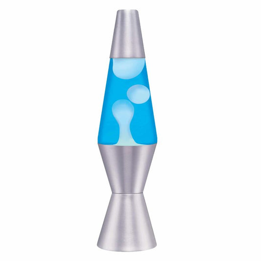 11.5″ LAVA Lamp – White/Blue/Silver - US 9187