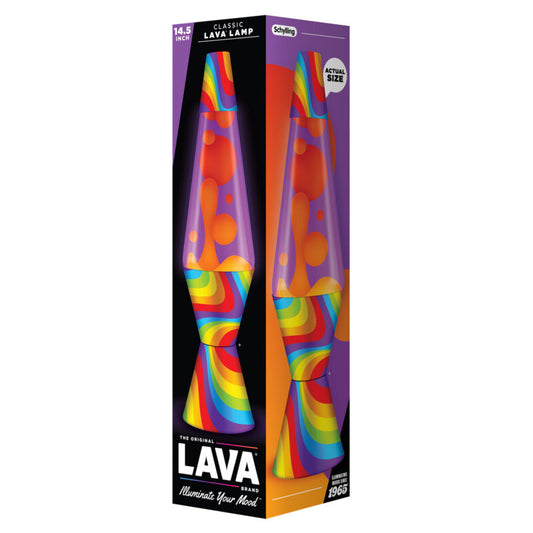 14.5″ Lava Lamp Flowing Color Bands - US 1813