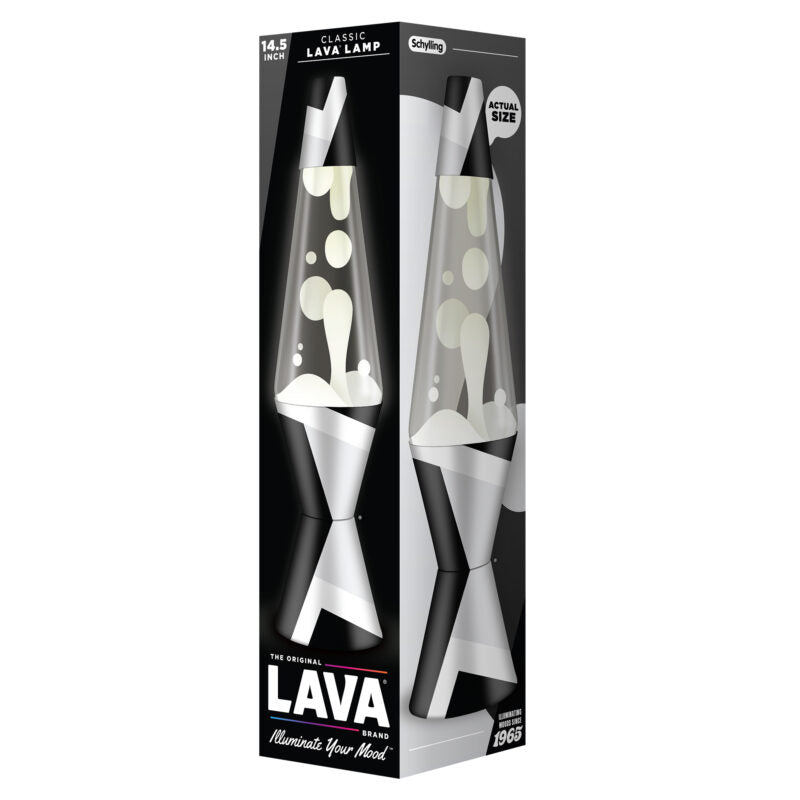 14.5″ Lava Lamp Polygonal White Tone - US 9204
