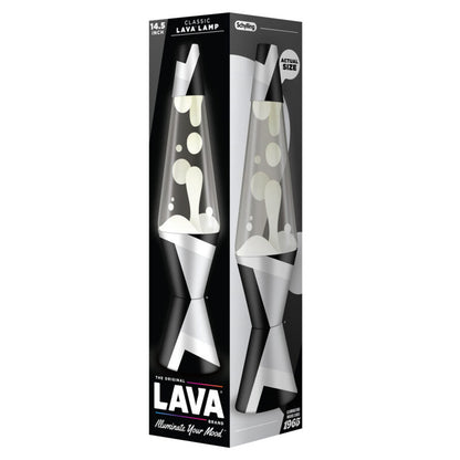 14.5″ Lava Lamp Polygonal White Tone - US 9204