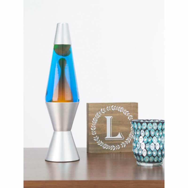 14.5” LAVA Lamp – Orange/Blue/Silver - US 1779