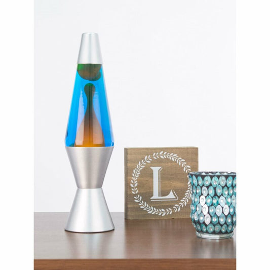 14.5” LAVA Lamp – Orange/Blue/Silver - US 1779