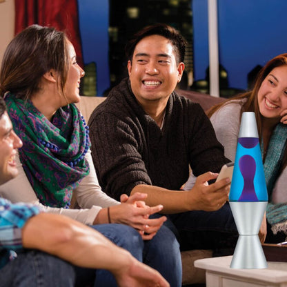 14.5″ LAVA Lamp – Purple/Blue/Silver - US 1780