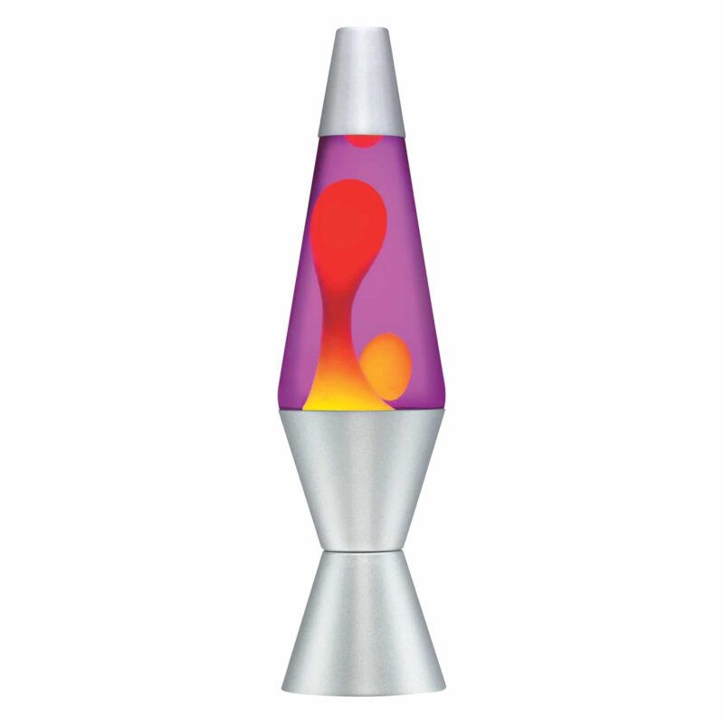14.5” LAVA Lamp – Yellow/Purple/Silver - US 6330