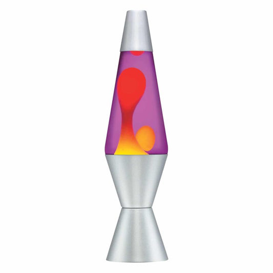 14.5” LAVA Lamp – Yellow/Purple/Silver - US 6330