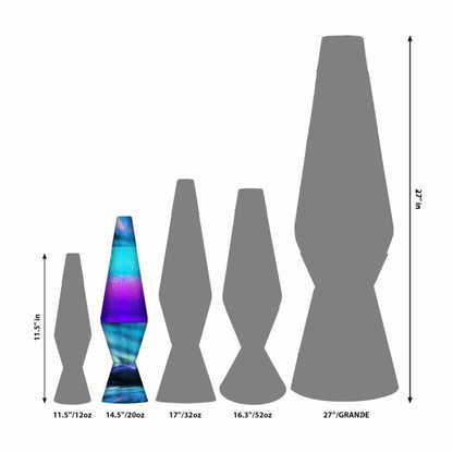 14.5″ LAVA Lamp Colormax Northern Lights – Glitter - US 7676