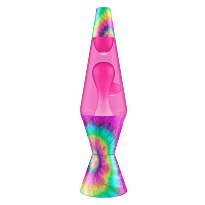 14.5″ LAVA Lamp – Tie Dye Pink Spiral - US 9897