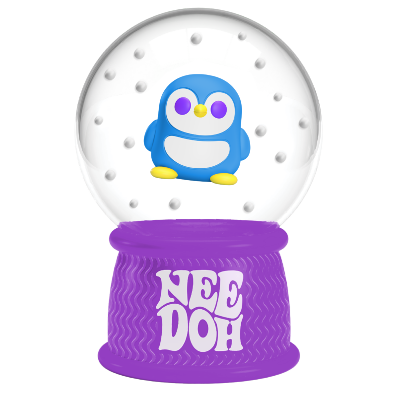 NeeDoh Squish N Flow Snow Globe - US 7658
