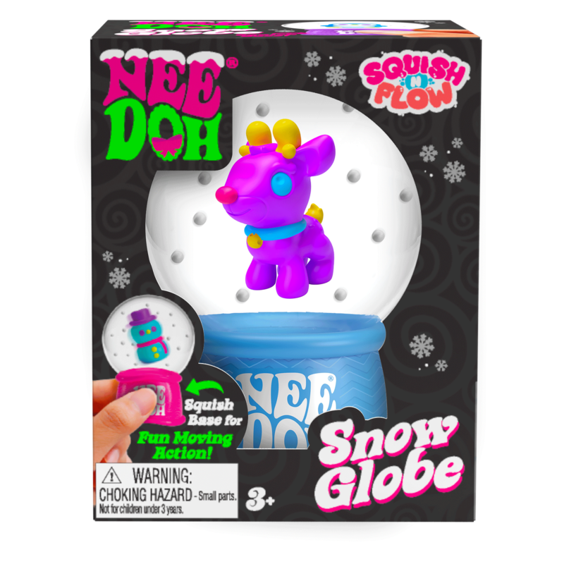 NeeDoh Squish N Flow Snow Globe - US 7658