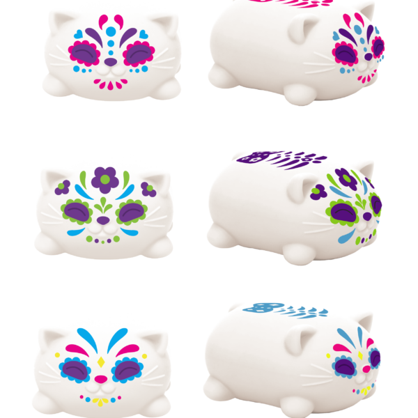 NeeDoh Sugar Skull Cats - US 6038