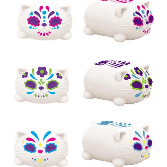 NeeDoh Sugar Skull Cats - US 6038
