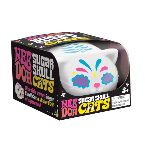 NeeDoh Sugar Skull Cats - US 6038